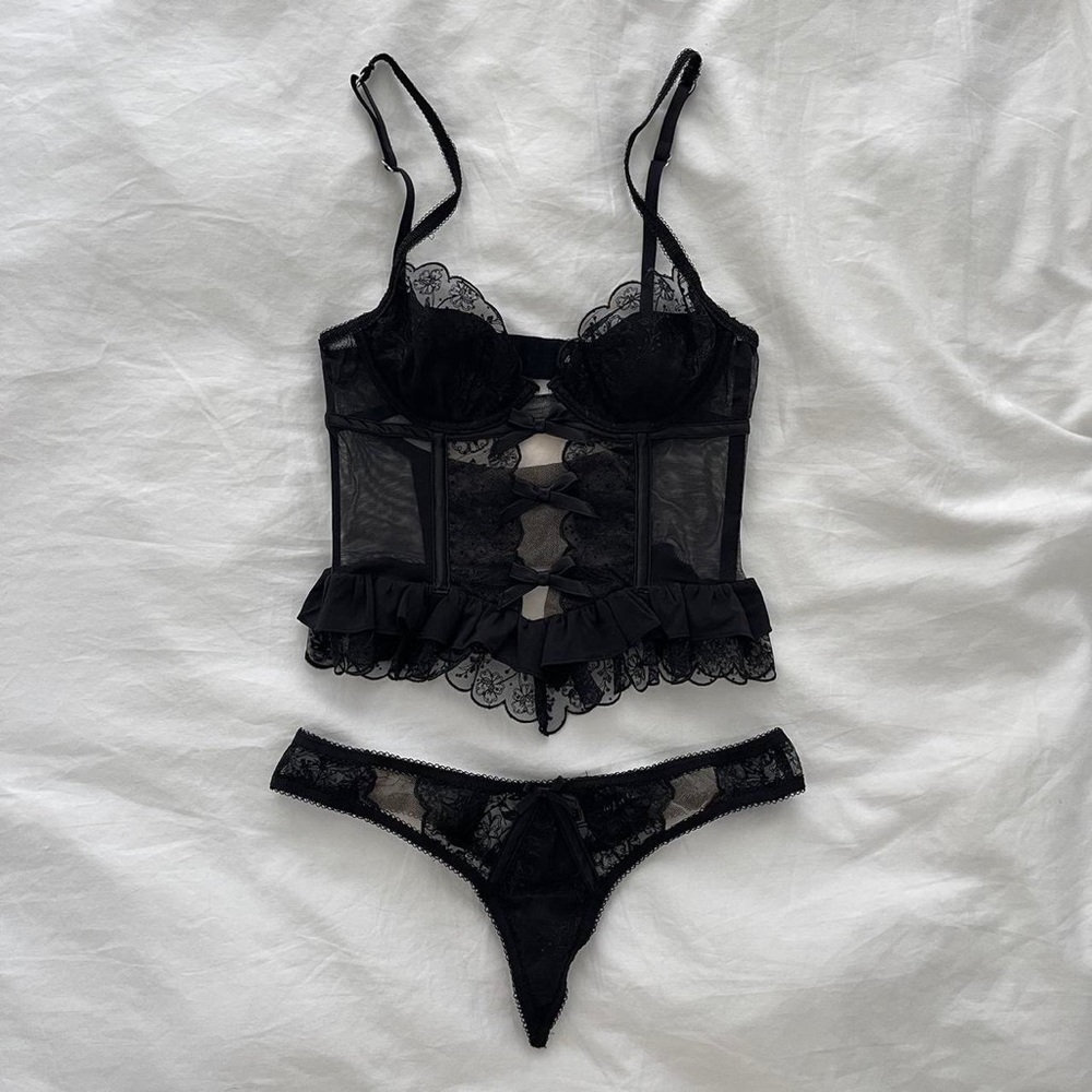 For Love and Lemons Iris Bustier & Thong